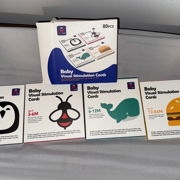 Baby Visual Stimulation Cards Set - Multicolor - Picture 6 of 11